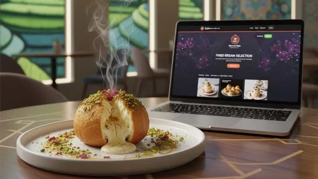 خرید و سفارش اینترنتی بستنی سرخ کرده قرن جدید در گیلان